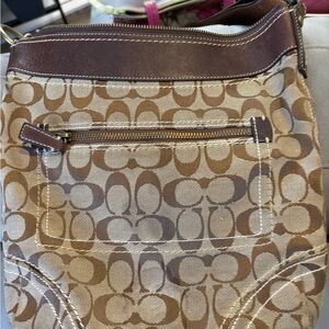 Coach Dark Brown Leather Bag